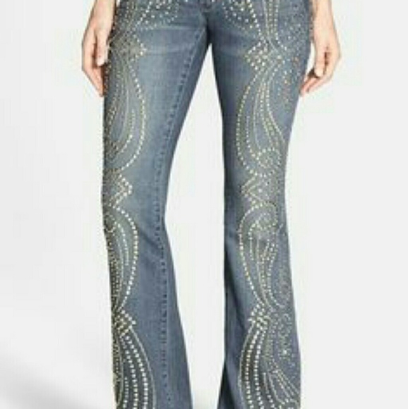 Michael Kors Denim - Michael Kors Studded Flare Jeans